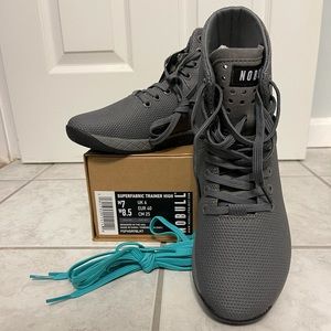 NWT size 8.5W NoBull dark grey black high tops